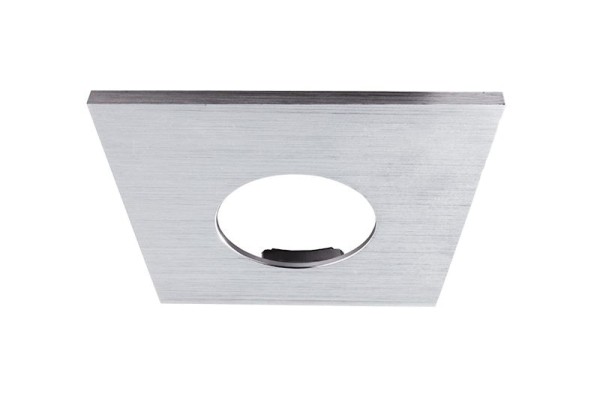 Deko-Light Zubehör, Abdeckung Silber gebürstet eckig für COB 68 IP65 + Mizar II, Aluminium, 83x83mm