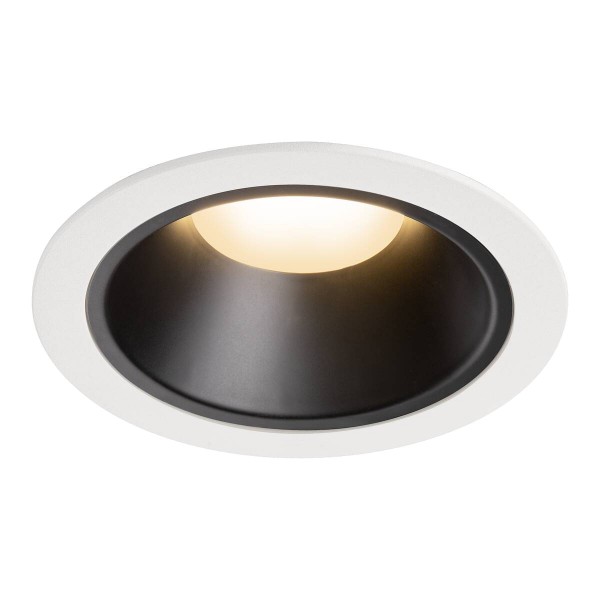 NUMINOS® DL XL, Indoor LED Deckeneinbauleuchte weiß/schwarz 2700K 20°