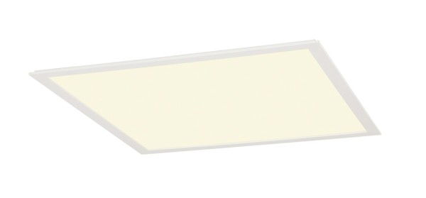 LED PANEL, Deckenein- und aufbauleuchte, 4000K, eckig, weiß matt, L/B/H 59,5/59,5/1,5 cm, 39,5W