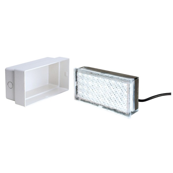 LED FLIESE, Bodeneinbauleuchte, LED, 6500K, IP67, L/B/H 20/10/4 cm, 3,5W