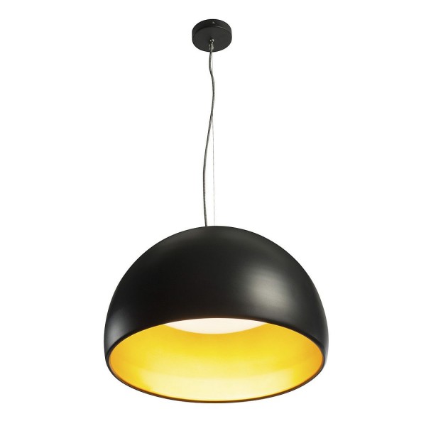 BELA 60, Pendelleuchte, LED, 3000K, schwarz/gold, 1850lm