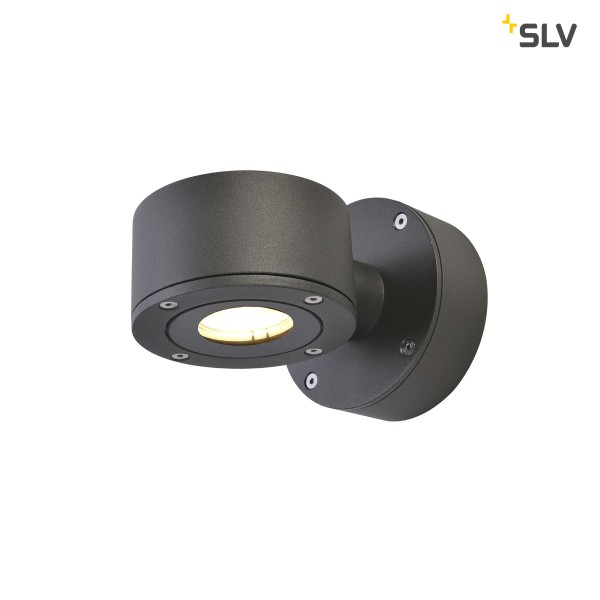 SITRA WL, LED Outdoor Wandaufbauleuchte, anthrazit, IP44, 3000K, 9W