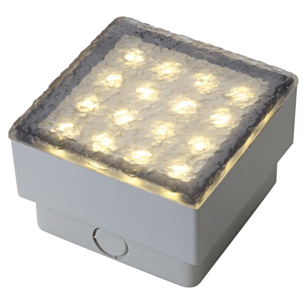 LED STEIN, Bodeneinbauleuchte, LED, 3000K, IP67, L/B 10/10 cm, 3W