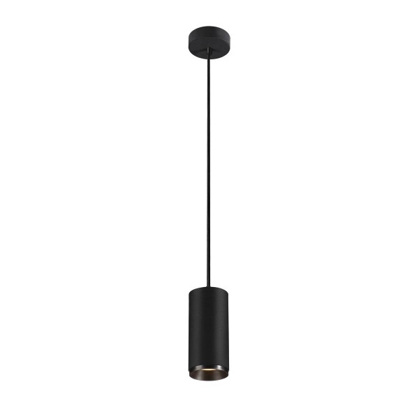 NUMINOS® PD PHASE M, Indoor LED Pendelleuchte schwarz/schwarz 3000K 60°