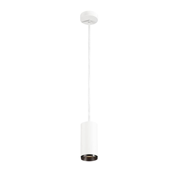 NUMINOS® PD DALI M, Indoor LED Pendelleuchte weiß/schwarz 3000K 24°