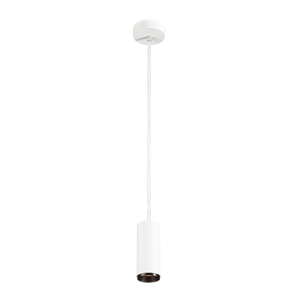 NUMINOS® PD DALI S, Indoor LED Pendelleuchte weiß/schwarz 2700K 60°