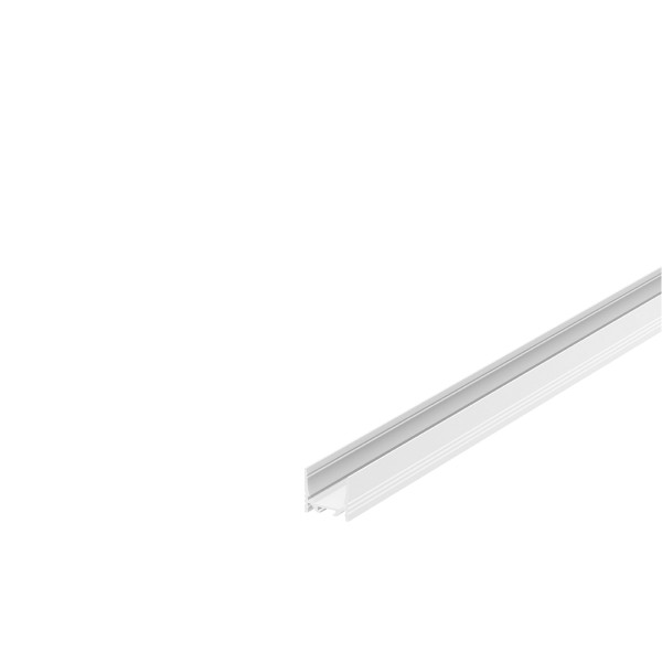 GRAZIA 20, Aufbauprofil, LED, standard, gerillt, 3m, weiß