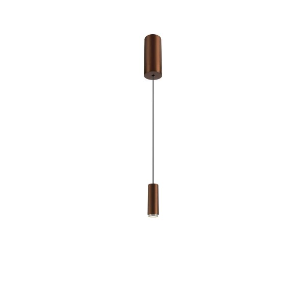 LALU®, Pendelleuchte, Led Base, Mix&Match, 150cm, 9.5W, 3000K, PHASE, bronze