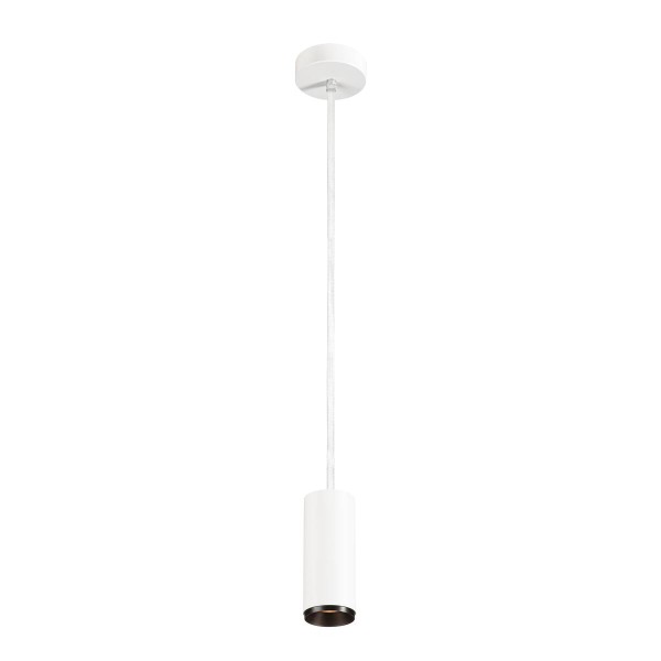 NUMINOS® PD DALI S, Indoor LED Pendelleuchte weiß/schwarz 2700K 24°