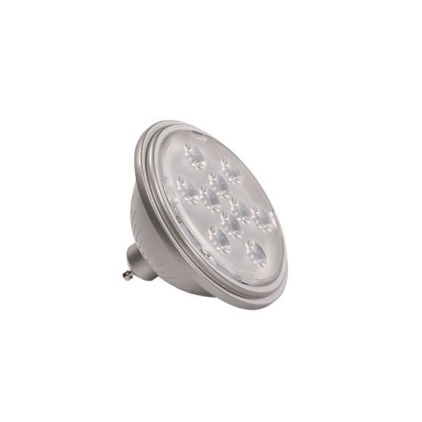 LED QPAR111 GU10, Leuchtmittel, 13°, silbergrau, 2700K, 730lm