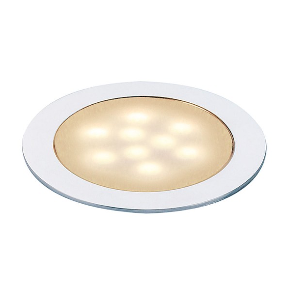 LED SLIM LIGHT Einbauleuchte, alu eloxiert, 0,5W, warmweiss