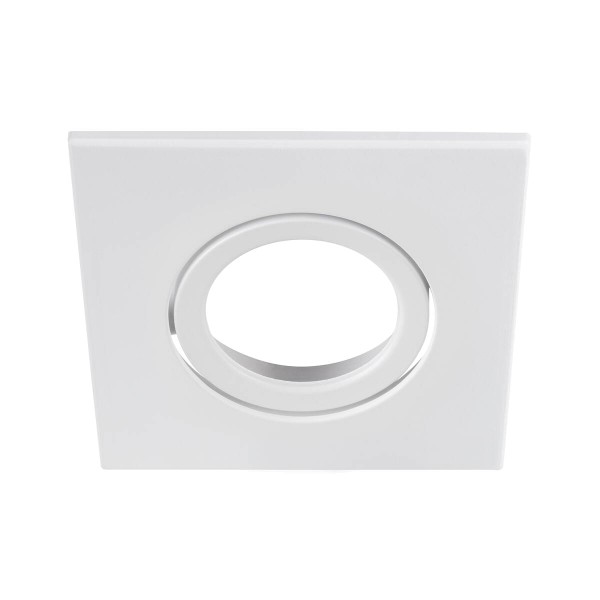 UNIVERSAL DOWNLIGHT Abdeckung, für Downlight IP20, schwenkbar, eckig, weiss