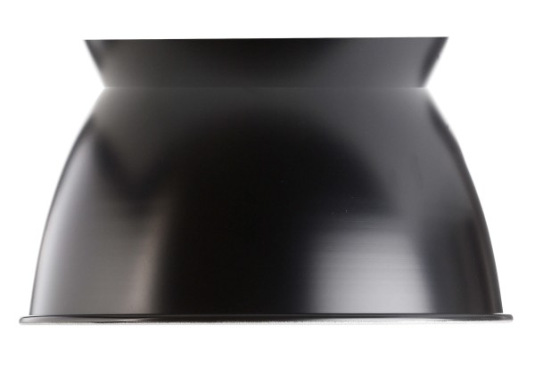 Deko-Light Zubehör, Reflektor 60° für Pendelleuchte Aludra 200W, Aluminium, Schwarz, 60°