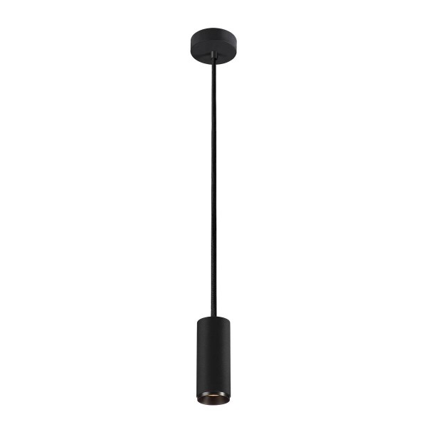 NUMINOS® PD DALI S, Indoor LED Pendelleuchte schwarz/schwarz 3000K 24°