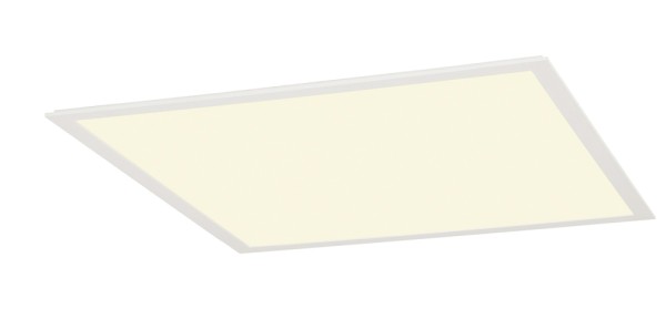 LED PANEL, Deckenein- und aufbauleuchte, 4000K, eckig, weiß matt, L/B/H 61,7/61,7/1,5 cm, 39,5W