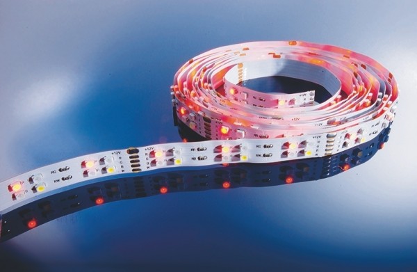 Flexibler LED Stripe IP 20, 12V, 5 m, RGB-CW-144