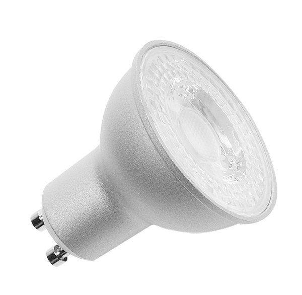 QPAR51 RETROFIT LED, Leuchtmittel, 10W, GU10, 2700K, 370 lm, dimmbar, silbergrau