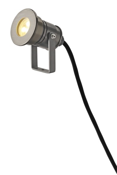 DASAR PROJEKTOR, Outdoor Strahler, LED, 3000K, IP68, aluminium eloxiert, 12-24V, 7W