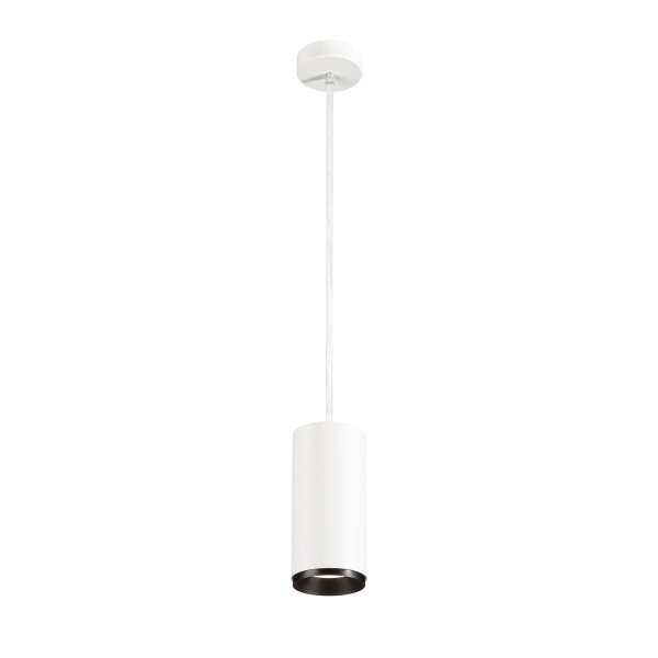 NUMINOS® PD DALI L, Indoor LED Pendelleuchte weiß/schwarz 4000K 24°