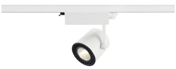 SUPROS, Spot für Hochvolt-Stromschiene 3Phasen, LED, 3000K, weiß, 60° Reflektor, 33,5W