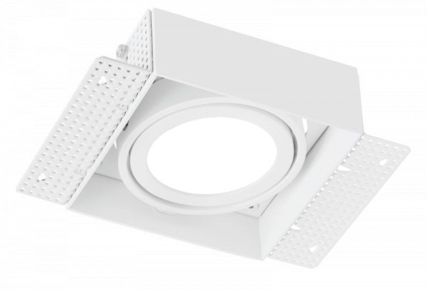 Deko-Light Zubehör, Kardaneinsatz ohne Rahmen für Modular Sytem COB, Aluminium, Weiß mattiert