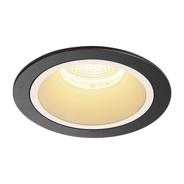 NUMINOS® DL L, Indoor LED Deckeneinbauleuchte schwarz/weiß 3000K 55°