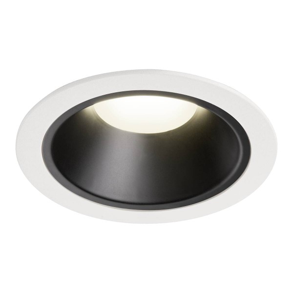 NUMINOS® DL XL, Indoor LED Deckeneinbauleuchte weiß/schwarz 4000K 55°