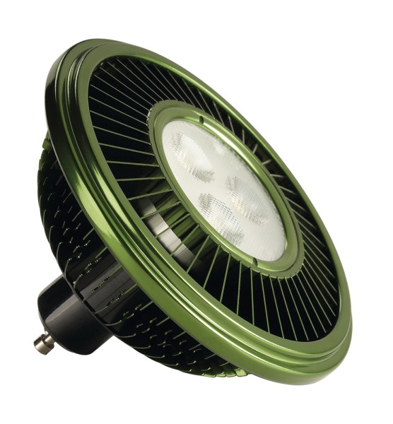 LED ES111, Leuchtmittel, grün, 15W, 30°, 2700K