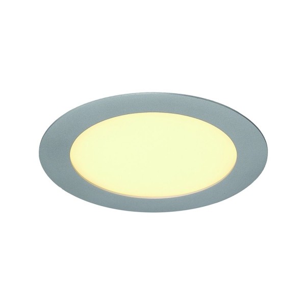 ECO LED PANEL ROUND Downlight, rund, silbergrau, 10W, 3000K