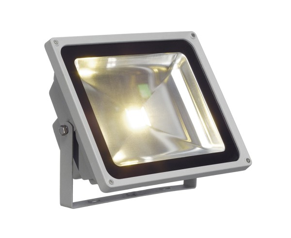 OUTDOOR BEAM, Outdoor Fassadenleuchte, LED, 3000K, IP65, silbergrau, 100°, 56W