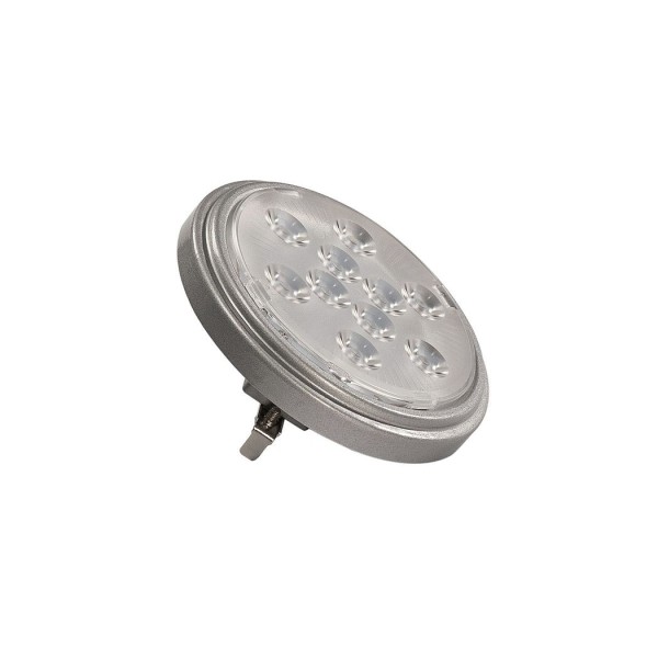 LED QR111 G53, Leuchtmittel, 13°, silbergrau, 4000K, 800lm