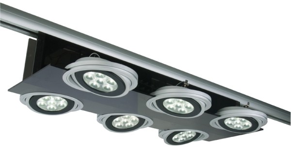 3-phasen Spot Parasol III 6 x AR111 LED