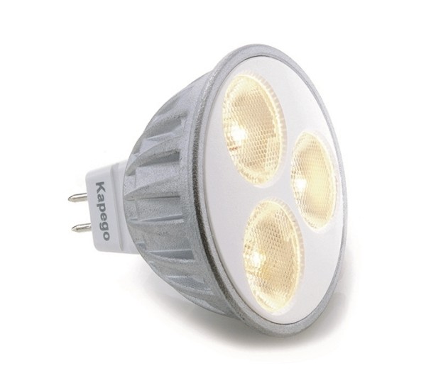 Leuchtmittel, LED MR16 3000K, 12V AC/DC, GU5.3 / MR16, 3,00 W