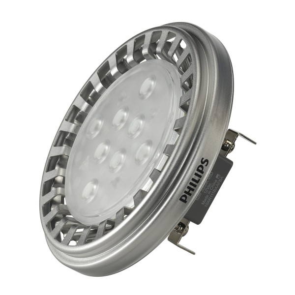 PHILIPS LED AR111, 10W, 24°, 3000K