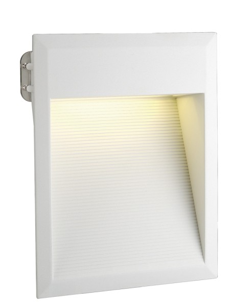 DOWNUNDER 27, Outdoor Wandleuchte, LED, 3000K, IP44, weiß, 1,8W