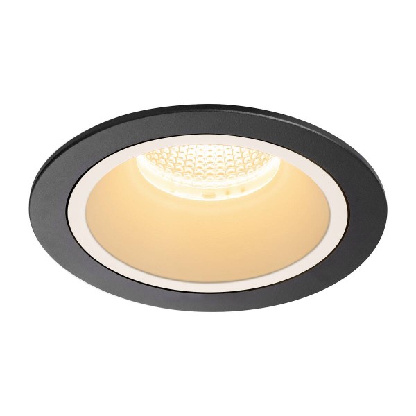 NUMINOS® DL L, Indoor LED Deckeneinbauleuchte schwarz/weiß 2700K 40°