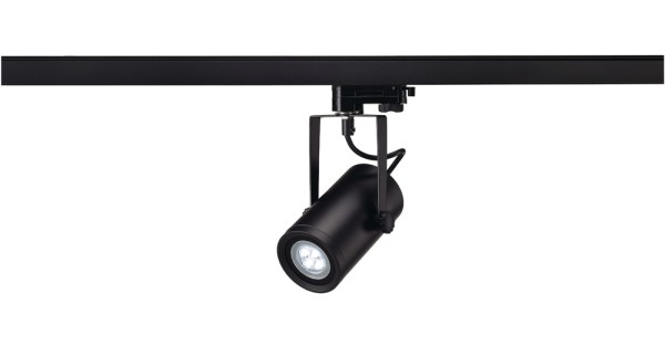 EURO SPOT INTEGRATED LED, Spot für Hochvolt-Stromschiene 3Phasen, LED, 4000K, schwarz, 15°, 12,6W