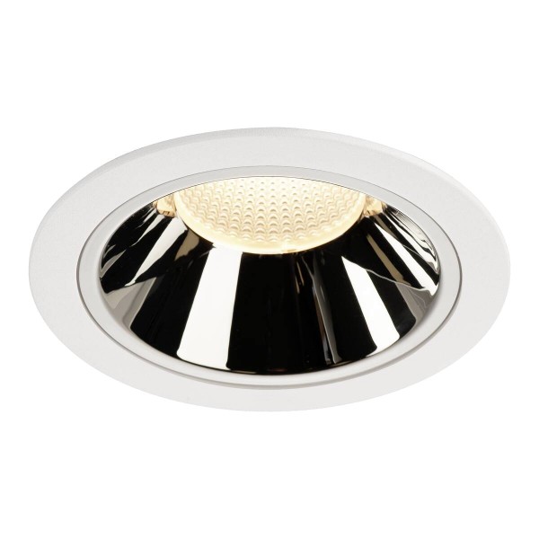 NUMINOS® DL XL, Indoor LED Deckeneinbauleuchte weiß/chrom 3000K 55°