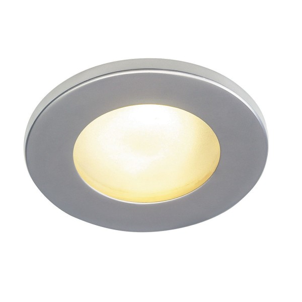 DOLIX OUT MR16 Downlight, rund, silbergrau, max. 35W