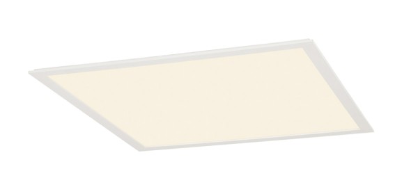 LED PANEL, Deckenein- und aufbauleuchte, 2700K, eckig, weiß matt, L/B/H 59,5/59,5/1,5 cm, 39,5W