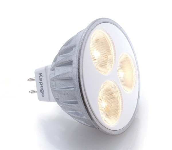 Leuchtmittel, LED MR16 4000K, 12V AC/DC, GU5.3 / MR16, 3,00 W