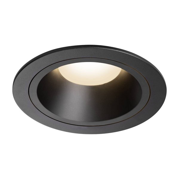 NUMINOS® DL L, Indoor LED Deckeneinbauleuchte schwarz/schwarz 3000K 55°