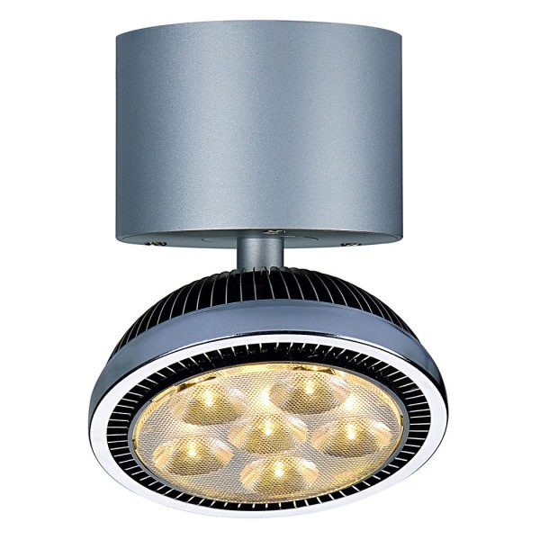 DOME LED CEILING Deckenleuchte, silbergrau, 6x1W, 3000K