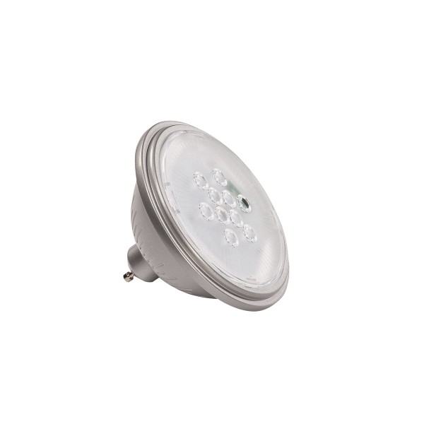 QR111 LED GU10, Leuchtmittel für SLV VALETO® SMART HOME SYSTEM, 40°, silbergrau, 830lm, 2700K