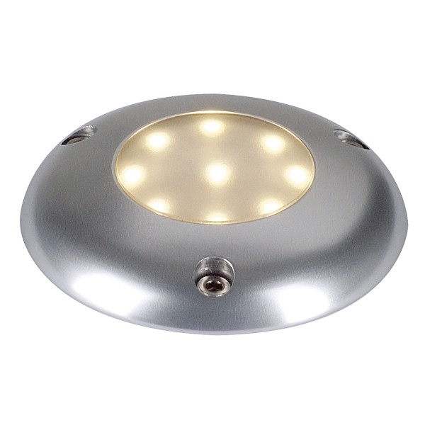 LED SKY PLOT, 3000K, IP67, aluminium eloxiert, 1W