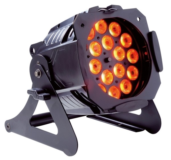 Studio Par PLATINUM, schwarz, 18x 4W LED RGB+WW