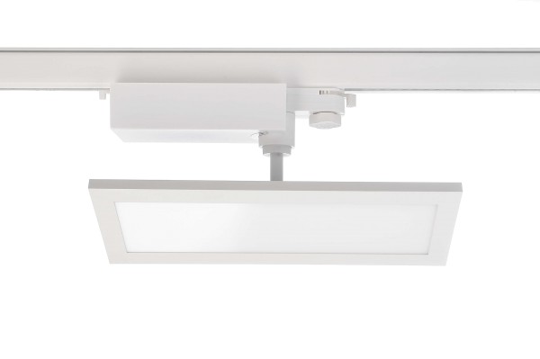 Deko-Light 3-Phasenleuchte, Panel Track Light, 20 W, 4000 K, Weiß, Aluminium, Neutralweiß (NW)