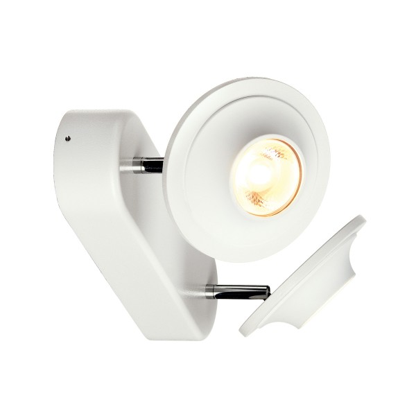 LEFA, Wand- und Deckenleuchte, zweiflammig, LED, 3000K, weiß, 15,6 W