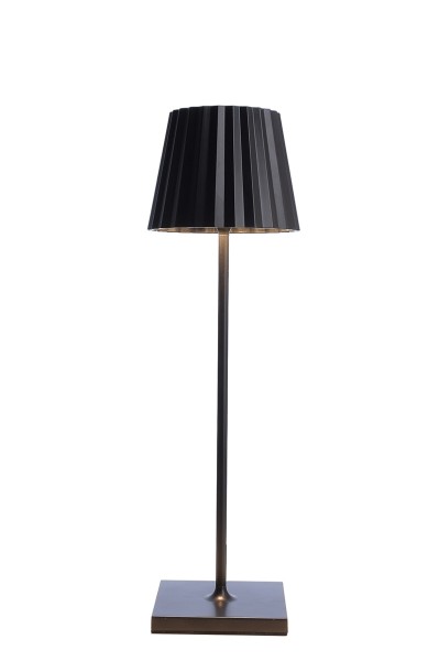 Deko-Light Tischleuchte, Sheratan II, Aluminium Druckguss, schwarz, Warmweiß, 106°, 2W, 5V