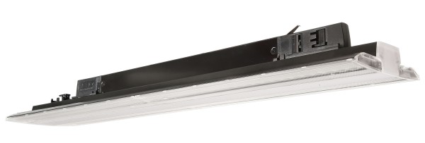 Deko-Light 3-Phasenleuchte, Linear Pro, Fold, 20 W, 3000 K, Schwarz, Aluminium, Warmweiß (WW), 20W